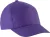 K-UP KP149 5 paneles gyerek baseball sapka pamutból - purple színben