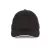 K-UP KP153 6 paneles kontrasztos baseball sapka - black/white színben