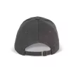 K-UP KP153 6 paneles kontrasztos baseball sapka - dark grey/black színben