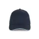 K-UP KP153 6 paneles kontrasztos baseball sapka - navy/sky blue színben