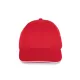 K-UP KP153 6 paneles kontrasztos baseball sapka - red/white színben