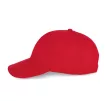 K-UP KP153 6 paneles kontrasztos baseball sapka - red/white színben