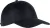 K-UP KP156 6 paneles poliészter baseball sapka - black színben