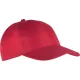 K-UP KP156 6 paneles poliészter baseball sapka - red színben