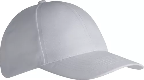 K-UP KP156 6 paneles poliészter baseball sapka - white színben