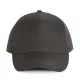 K-UP KP157 5 paneles poliészter baseball sapka - dark grey színben