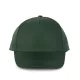 K-UP KP157 5 paneles poliészter baseball sapka - forest green színben