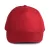 K-UP KP157 5 paneles poliészter baseball sapka - red színben