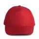 K-UP KP157 5 paneles poliészter baseball sapka - red színben