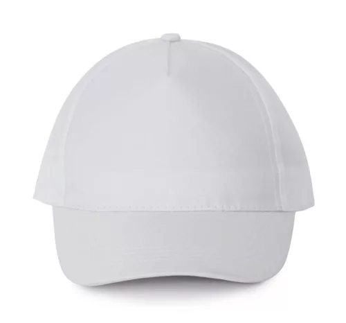 K-UP KP157 5 paneles poliészter baseball sapka - white színben