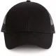 K-UP KP158 6 paneles hálós baseball sapka - black/black színben
