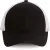 K-UP KP158 6 paneles hálós baseball sapka - black/white színben