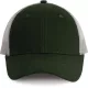 K-UP KP158 6 paneles hálós baseball sapka - forest green/light grey színben