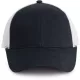 K-UP KP158 6 paneles hálós baseball sapka - navy/white színben