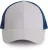 K-UP KP158 6 paneles hálós baseball sapka - white/royal blue színben