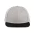 K-UP KP160 6 paneles snapback sapka - light grey/black színben