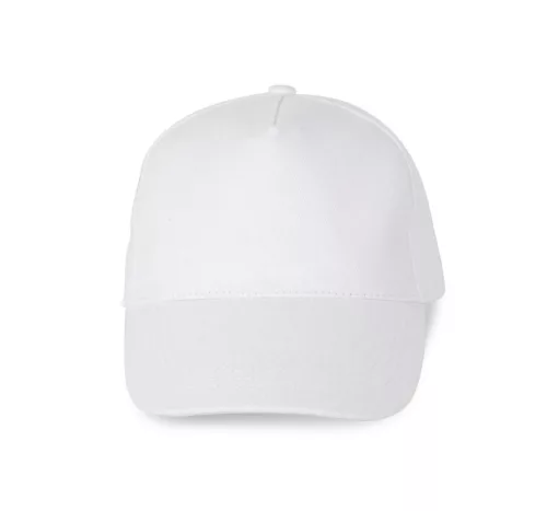 K-UP KP162 5 paneles baseball sapka - white színben