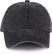 K-UP KP165 6 paneles vintage baseball sapka - black washed színben