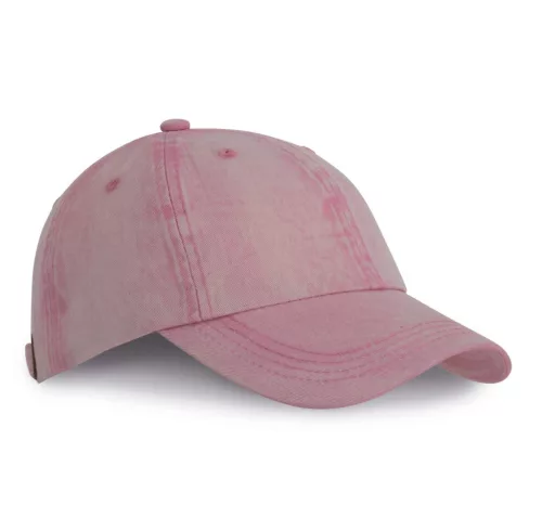K-UP KP165 6 paneles vintage baseball sapka - dark pink washed színben