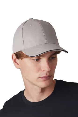 K-UP KP185 6 paneles kontrasztos baseball sapka
