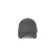 K-UP KP185 6 paneles kontrasztos baseball sapka - dark grey/light grey színben
