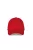 K-UP KP185 6 paneles kontrasztos baseball sapka - red/white színben