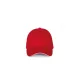 K-UP KP185 6 paneles kontrasztos baseball sapka - red/white színben