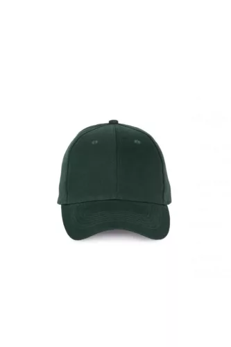 K-UP KP188 6 paneles pamut baseball sapka - forest green színben