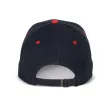 K-UP KP188 6 paneles pamut baseball sapka - navy/red színben
