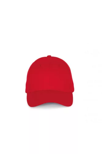 K-UP KP188 6 paneles pamut baseball sapka - red színben