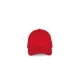 K-UP KP188 6 paneles pamut baseball sapka - red színben