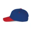 K-UP KP188 6 paneles pamut baseball sapka - royal blue/red színben