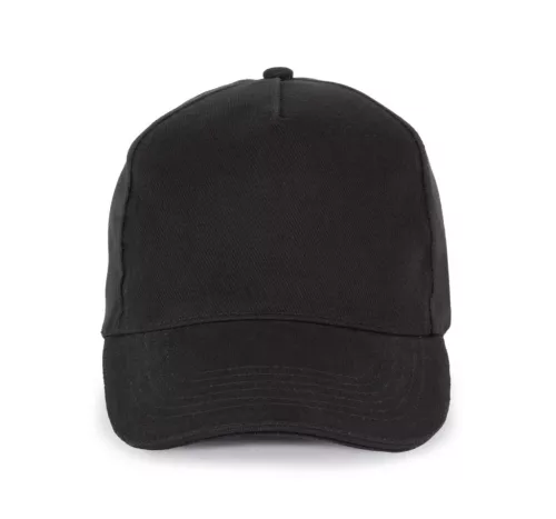 K-UP KP189 6 paneles kontrasztos pamut baseball sapka - black színben