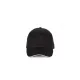 K-UP KP189 6 paneles kontrasztos pamut baseball sapka - black/white színben