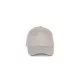K-UP KP189 6 paneles kontrasztos pamut baseball sapka - light grey/dark grey színben