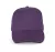 K-UP KP189 6 paneles kontrasztos pamut baseball sapka - purple/dark grey színben