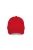 K-UP KP189 6 paneles kontrasztos pamut baseball sapka - red/white színben