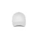 K-UP KP189 6 paneles kontrasztos pamut baseball sapka - white/navy színben