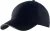 K-UP KP207 6 paneles sportos baseball sapka - black/grey színben