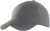 K-UP KP207 6 paneles sportos baseball sapka - grey/orange színben