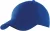 K-UP KP207 6 paneles sportos baseball sapka - royal blue/black színben