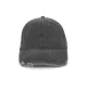 K-UP KP235 6 paneles kopott hatású baseball sapka - washed black színben