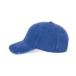 K-UP KP235 6 paneles kopott hatású baseball sapka - washed blue quartz színben
