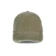 K-UP KP235 6 paneles kopott hatású baseball sapka - washed ivy green színben