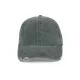 K-UP KP235 6 paneles kopott hatású baseball sapka - washed storm grey színben