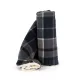 K-UP KP431 Sherpa béléses takaró - storm grey/navy checked színben