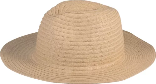 K-UP KP610 borsalino stílusú kalap karimával - natural színben