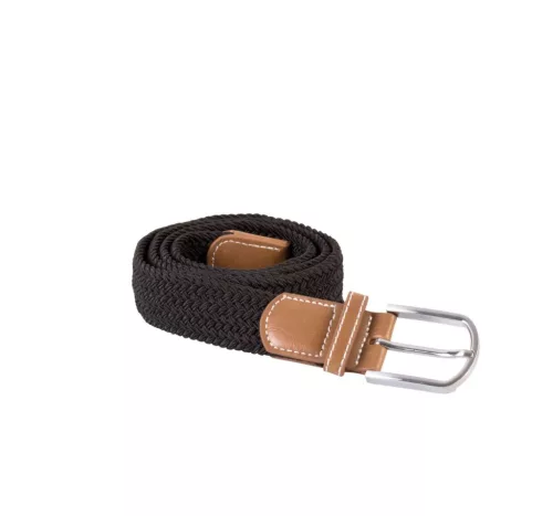 K-UP KP805 fonott öv fémcsattal - black színben