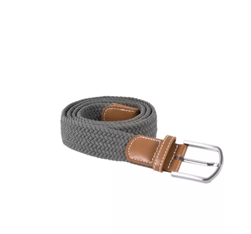 K-UP KP805 fonott öv fémcsattal - dark grey színben