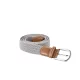 K-UP KP805 fonott öv fémcsattal - light grey színben